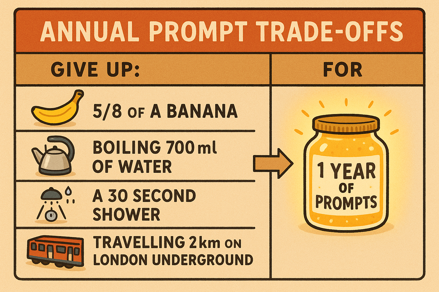 Annual prompt trade-offs