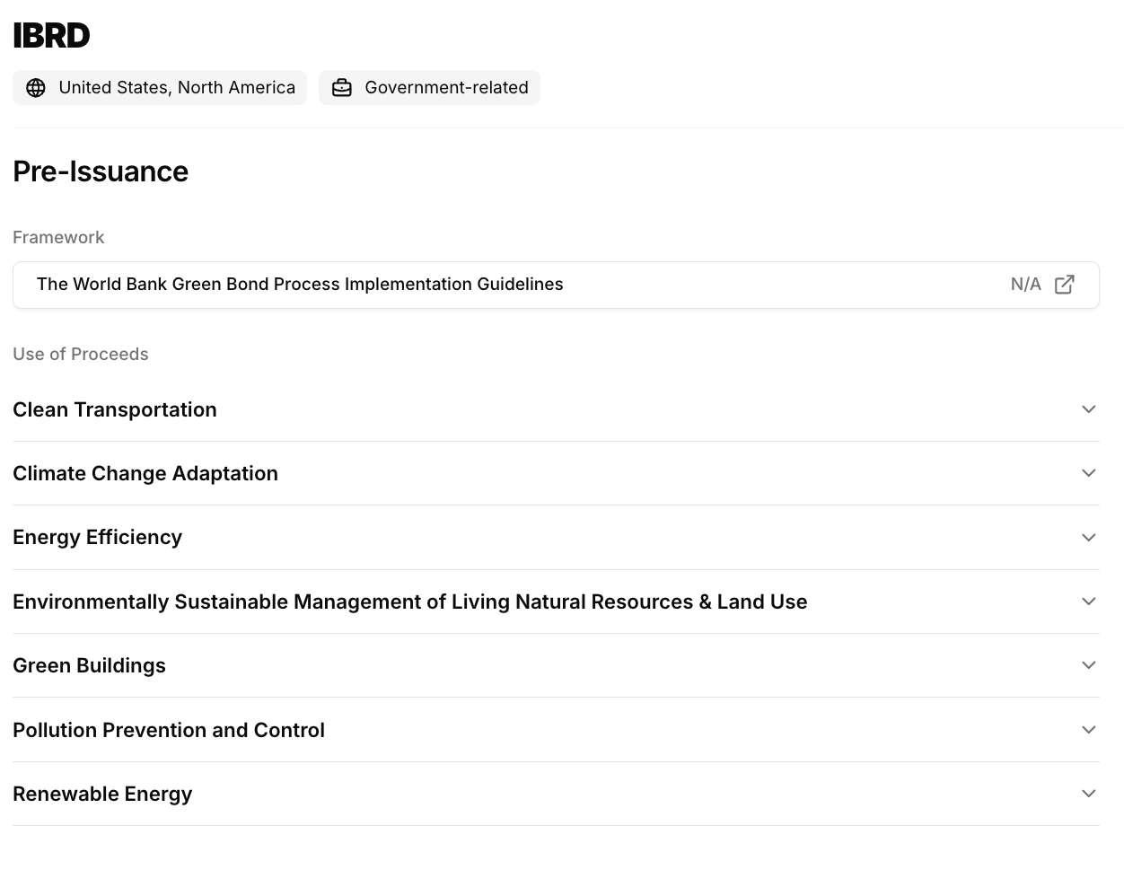 Framework Document Classification Examples