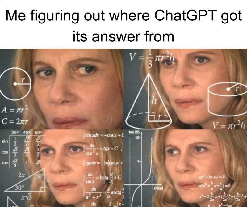 Understanding ChatGPT answer meme